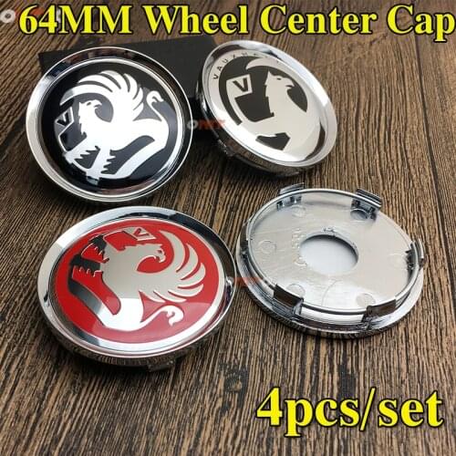 Personality Vauxhall Logo Emblem 64MM 4pcs/set Wheel Center Cap Rim Wheel Cap Badge covers for vw bmw skoda volvo