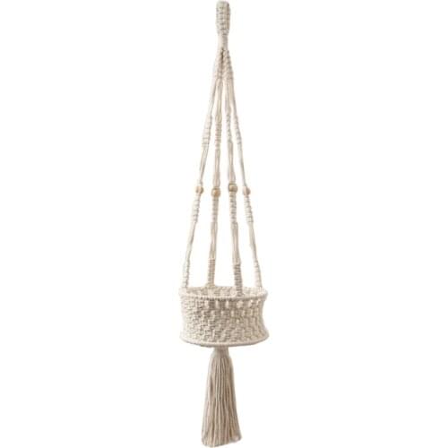 Hanging Plant Handmade Macrame Plant Hanger Flower Pot Holder Wall Garden Decor