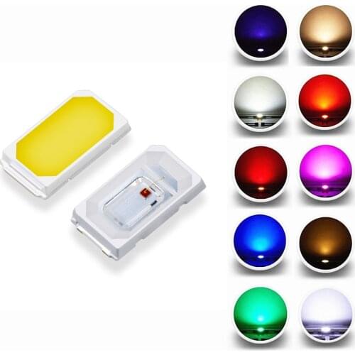 100pcs SMD 5730 (5630) LED Emitting Diode Lamp Chip Warm Cool White Red Green Blue Yellow Orange Pink Light Beads