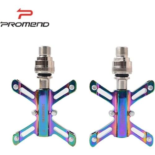 PROMEND Ultralight 3 Bearings Pedal Bicycle Bike Pedal Anti-slip Footboard Bearing Quick Release Aluminum Alloy Bike Accessories