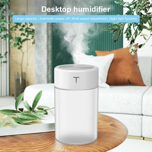 360ML Air Humidifier Ultrasonic Aromatherapy Diffuser Portable Aromatherapy Sprayer USB Essential Oil Atomizer LED Lamp Home