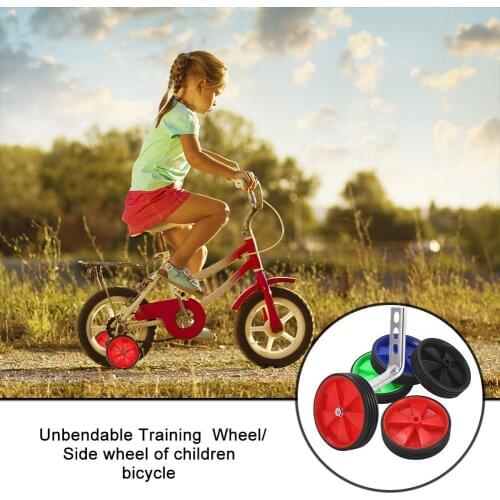 Universal Bicycle Training Wheels 12 to 20 Inch Children Bike Side Wheels Bicycle Stabiliser Auxiliary Wheels