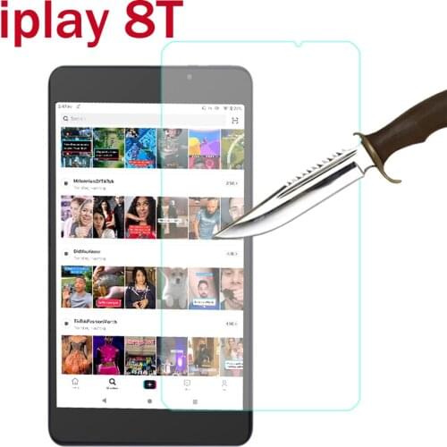 9H Tempered Glass for Alldocube Iplay 8T 8'' Tablet Screen Protector Film for Alldocube Iplay 8T 8 inch