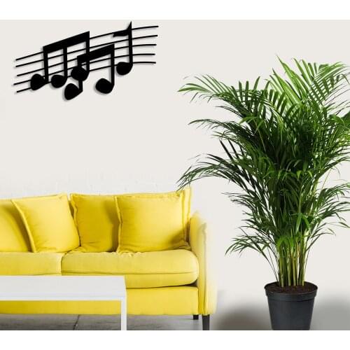 Notes Standing On The Line Wall Room Home Accessory Wooden Table 50x27cm