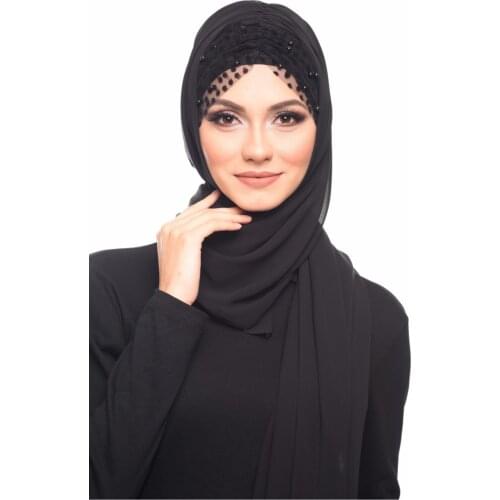 Womens Black Polka Dot Shawl