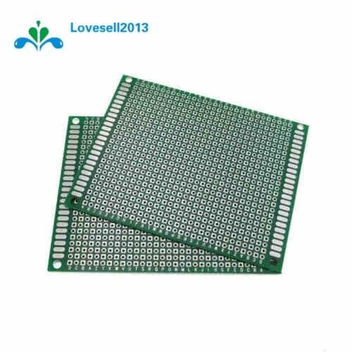 2 Pcs 7x9cm Double side Protoboard Circuit Universal DIY Prototype PCB Board