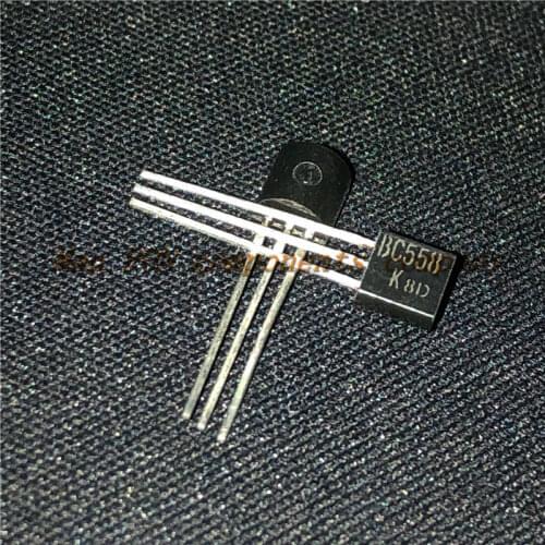 20PCS/LOT BC558B BC558 TO-92 TO92 558B triode transistor New original In Stock
