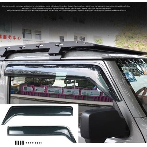 2019-2020 for Suzuki Jimny modified JB74 Exterior modification parts rain eyebrow thickened rain shield Car Exterior Accessories