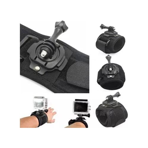 360 Degree Rotate Wrist Bandage for Gopro Hero 6 5 4 3+ H9 SJ4000 Action Camera