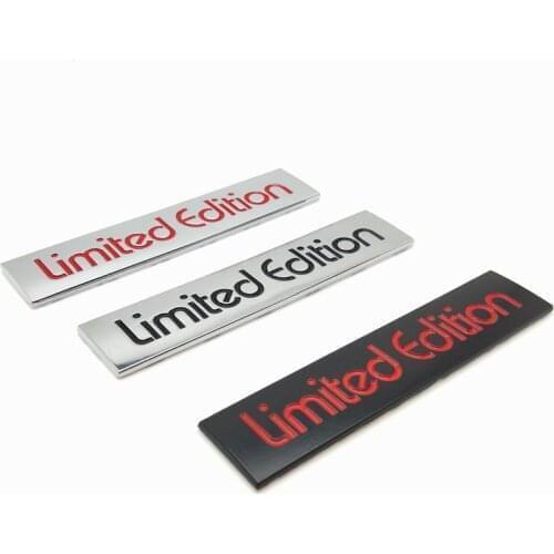 3D Car Sticker LIMITED EDITION Emblem Badge Motorcycle Decal For Suzuki Triumph Honda Kawasaki Toyota YAMAHA Nissan Hyundai Jeep