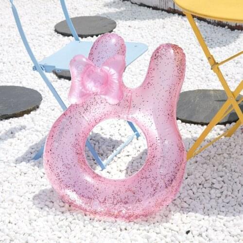 50cm Girls Swimming Ring Baby Inflatable Ring Float Circle Children Inflatable Mattress Water Sports Toys