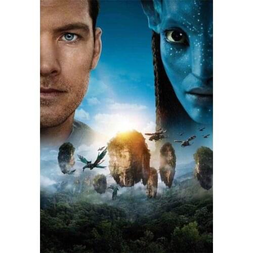 5D DIY Round/Square Diamond Painting" Avatar "Movie poster Rhinestones picture Embroidery cross stitch Home Decor Art