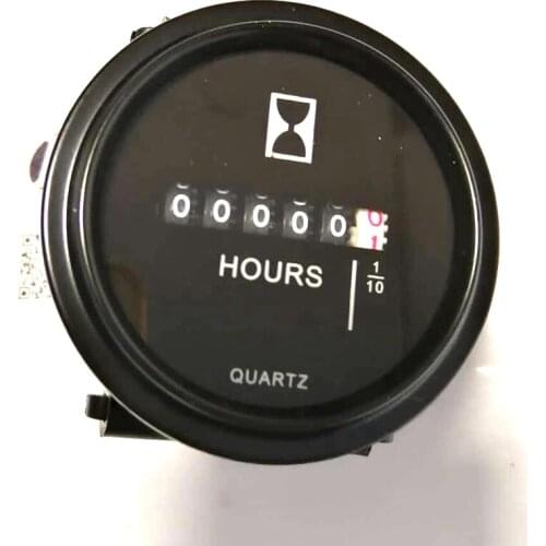 DC6-80V Quartz Hour Meter Counter Meters Time Running Counter For Boats ATV Trucks