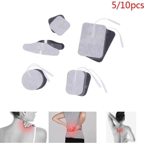 5pcs Square TENS Non-woven Self Adhesive Replacement Electrode Pad For Muscle Stimulator Tens Machine Pads Braces Support
