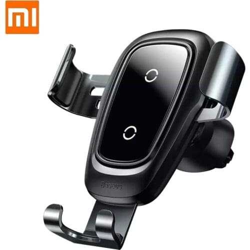 Gravity Car Phone Holder Bracket Qi Wireless Quick Charge Charging For iPhone 8 Plus X Max for Samsung S7 S8 S9