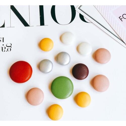 Leather Hairpin Base Clip Eardrop Finding Cameo Button Supplies for Jewelry Making Earring Accessories Components 10pcs