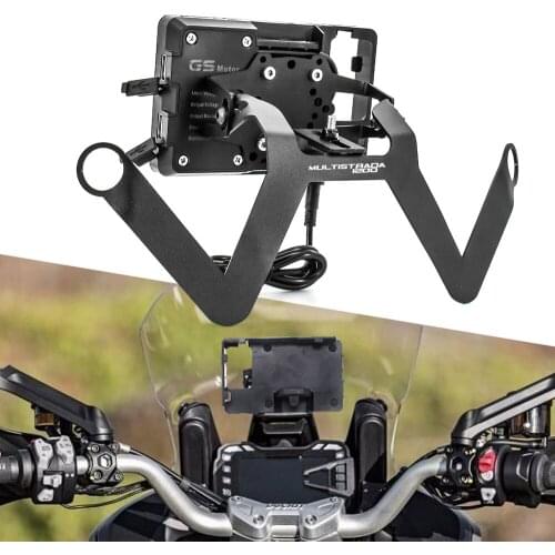 For DUCATI MULTISTRADA 1200 MY 2015-2017 SUPPORTO GPS Smart Phone Navigation Mount Mounting Bracket Adapter Holder