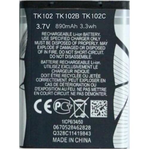 3.7V 890mAh li-Polymer Li-ion Battery For gps tracker TK102 GPS102 TK102B GPS102B TK102C GPS102C