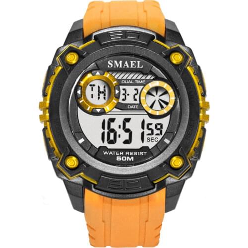 SMAEL Top Brand Men Watches 50m Waterproof LED Digital Wristwatches Men Sport Watches S Shock Watches Men 1390 heren horloge