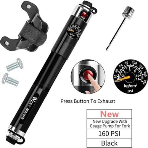 Portable Bicycle Pump Mini Hand Pump Cycling Air Pump Ball Toy Tire Inflator Schrader Presta Valve MTB Mountain Road Bike Pump