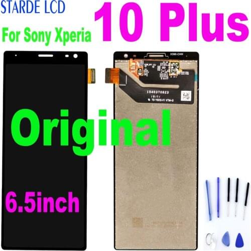 Tested Original For Sony Xperia 10 Plus LCD Display Touch Screen Digitizer Assembly For Sony Xperia 10Plus X10 Plus LCD Screen