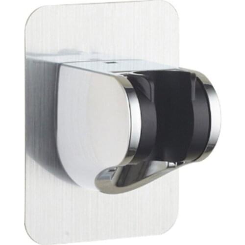 Adjustable Bracket Handheld Drill-free Shower Wall Mount Height Showerhead Holder Suction Up Self-adhesive