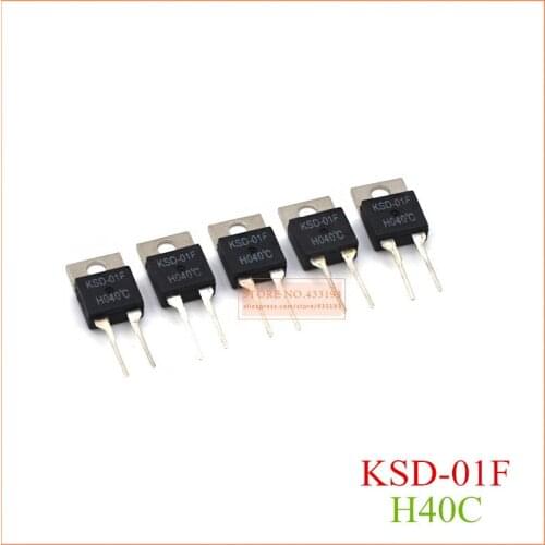40c Centigrade KSD-01F Temperature switches TO220 Normally open and Normally closed 5pcs/Lot