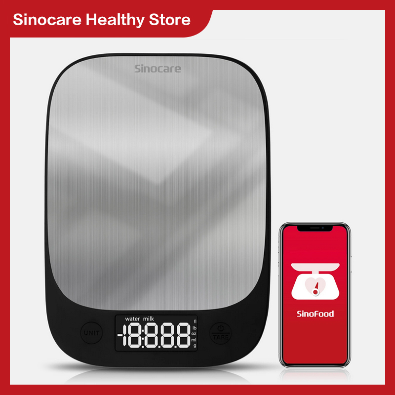 Digital Scales 5kg 10kg 1g Weights Scale Stainless Steel Electronic Balance Measure Tools LED Display Kitchen Scale Libra