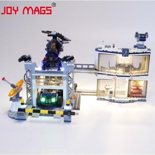 JOY MAGS Only Led Light Kit For 76131 Compound Battle Compatible With 07123 11262 , NO Blocks Model