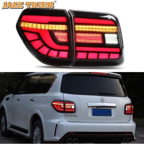 Tail Light Taillights for Nissan Patrol Y62 2008 - 2017 2018 2019 Trailer Rear Lights Led Stop Signal for Cars Fog Brake Reverse