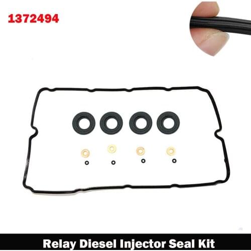 1372494 Rocker Cover Gasket Oring Fuel Injector Seal Washer Set For Ford Transit Mk6 2.2 2.4 3.2 Tdci Land Rover Defender 2198cc