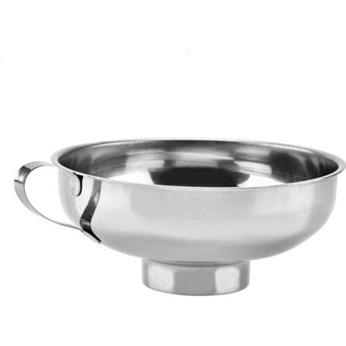 50pcs Durable Stainless Steel Wide Mouth Canning Funnel Hopper Filter Kitchen Cooking Tools Gadgets