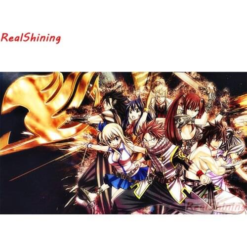 5D Diy Diamond Painting Cross Stitch full Square Diamond Embroidery Fairy Tail picture for room Decor H2160