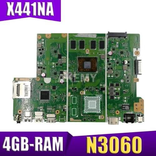 Akemy X441NA W/ N3060 4GB-RAM Laptop Motherboard For ASUS X441N X441NA F441N Laptop Mainboard
