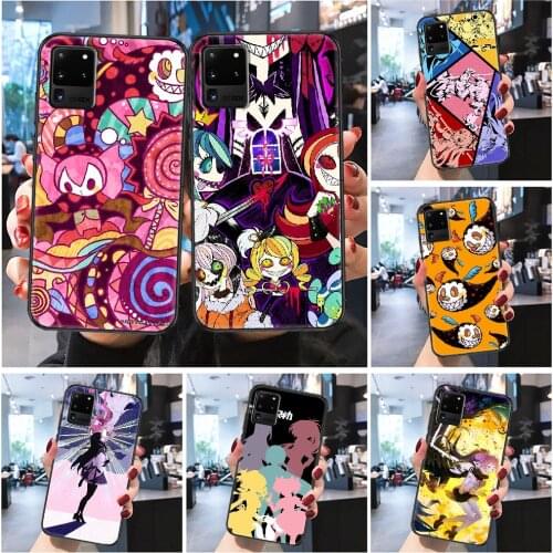 Puella Magi Madoka Magica Incubator Phone case For Samsung Galaxy Note 4 8 9 10 20 S8 S9 S10 S10E S20 Plus UITRA Ultra black
