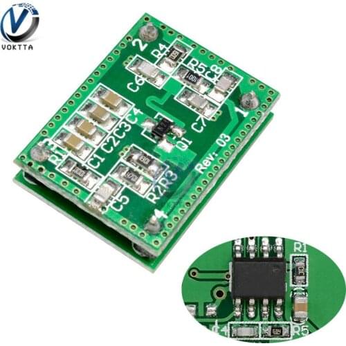 DC 6-40V LV002 Doppler Radar Microwave Sensor Switch 8-15M Radar Detector Sensor Board For Corridor Aisle Garage Induction