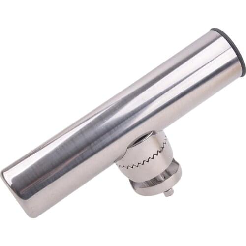 Stainless Steel Fishing Rod Holder Clamp Bracket For Boat With 1-1/4'' to 2" Rail Fishing