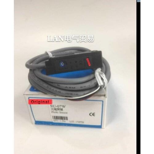 SU-07W NPN+PNP NO Photoelectric Switch U Type WHITE LIGHT MARK SENSOR New Original