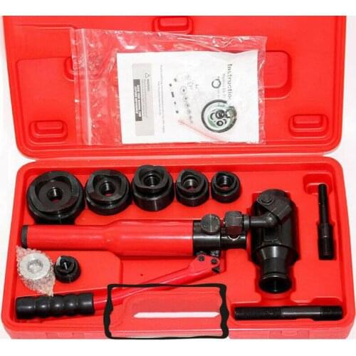 WK-8 Rotation Hydraulic Hole Digger Hole Punch Tool Rotates 22.5-61.5mm In The 3.5mm Mild Sheet