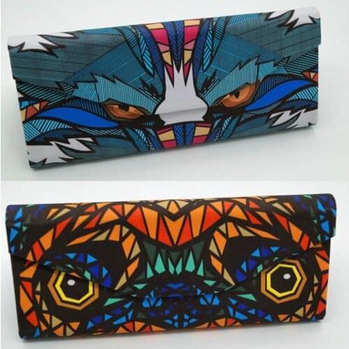 Q Foldable Glasses Case Cartoon Animal Glasses Storage Box Personality Waterproof Eye Glass Container Sunglasses Box