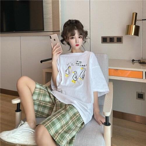 Loose Shorts Women Panties Cotton boxer plus Large big size Comfortable Soft plaid under wear sexy Shorts for women clothing