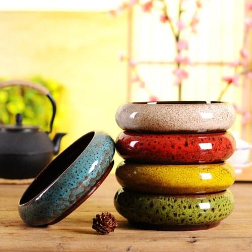 Creative Sleeping Bowl Lotus Money Grass Hydroponic Plant Potted Personality Kiln Variable Meaty Platter Ceramic Pot WJ918