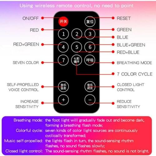 Universal Ambient Light 4PCS Car Interior Decor Atmosphere Star Lights Strip Music Remote Control 12 LED Car Accessories