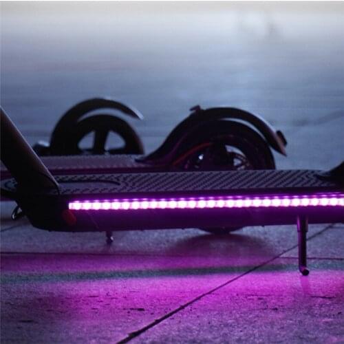 Scooter Parts LED Strip Flashlight Bar Lamp For For Xiaomi M365 Electric Scooter Skateboard Night Light