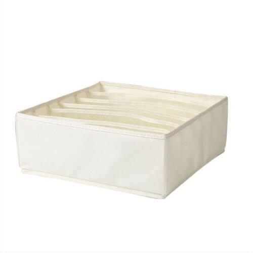 Bra Underwear Divider Drawer Storage Boxes For Ties Socks Shorts Lidded Closet Organizer Washable Oxford Cloth Organizer