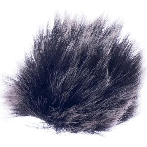 Black Outdoor Mic Windscreen Lavalier Accessory For Meeting Stage Recording