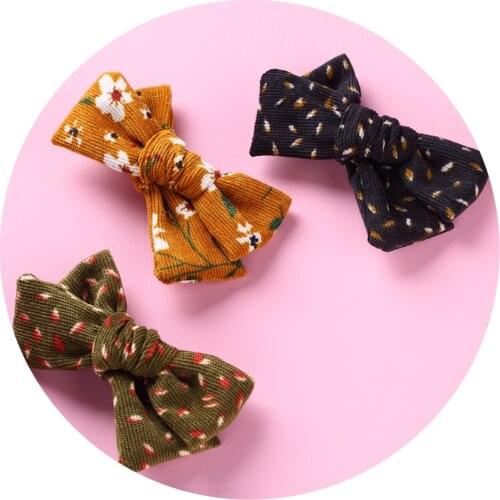 Print Bow Colorful Boho Newborn Toddler Baby Headband Hair Clips Elastic Baby Headdress Kids Hair Band Hair Accessories For Girl