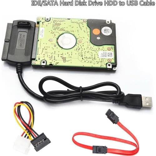 High Quality SATA/PATA/IDE Drive to USB 2.0 Adapter Converter Cable for 2.5/3.5 Hard Drive