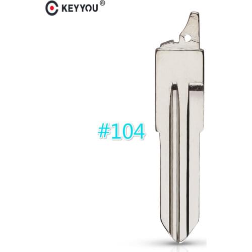 KEYYOU Original Replacement Flip Remote Key Blank Car key blade For Great Wall H3 H5 (#104)