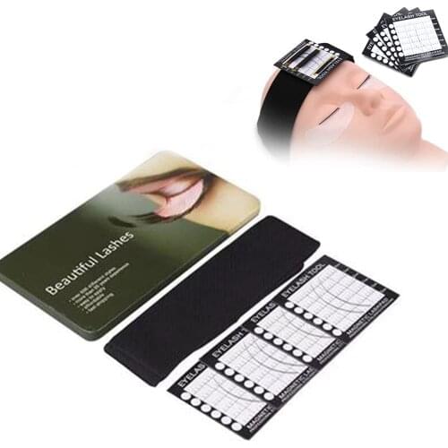 2020 New Eyelashes Makeup Tools For Eyelash Extension Hanging Magnetic Scarf Headband Grafting Eye Lash Holder Hanging Headscar